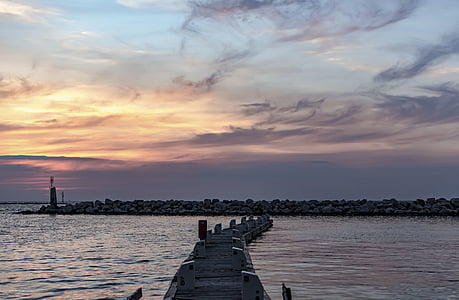 empty dock on water thumbnail