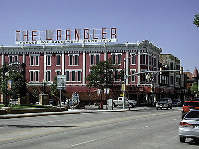 The Wrangler clothing store in Cheyenne, Wyoming thumbnail