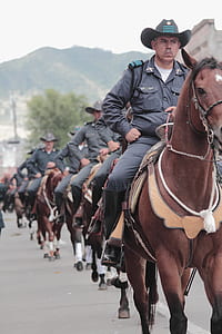 Personnel horseback parade thumbnail