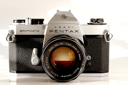 silver and black Pentax camera thumbnail