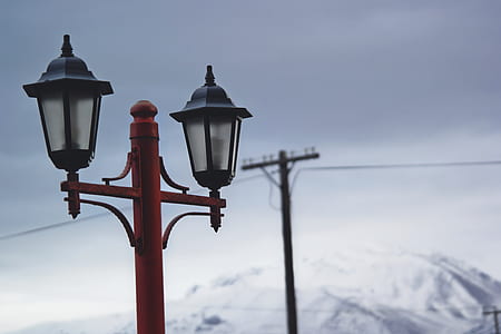 snow, landscape, sky, winter thumbnail