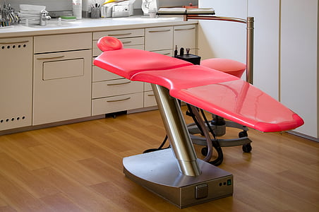 red dental chair thumbnail