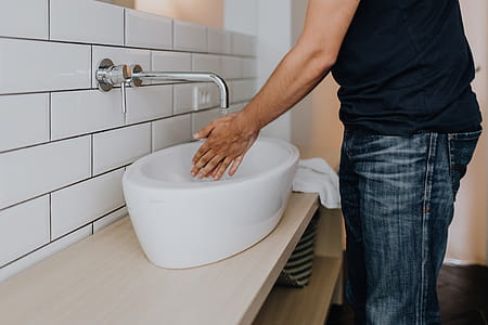 Washing of hands under running water thumbnail