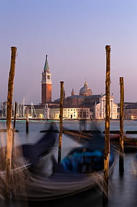 dock near St. Mark basilica and campanile during daytime thumbnail