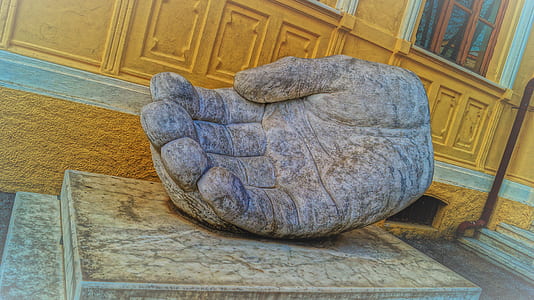gray concrete hand structure thumbnail