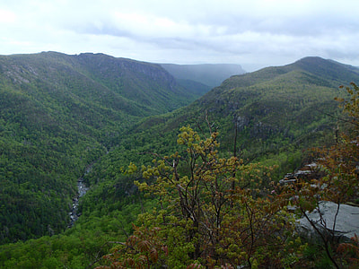 Linville Gorge hills landscape in North Carolina thumbnail