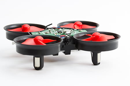black and red drone on surface thumbnail
