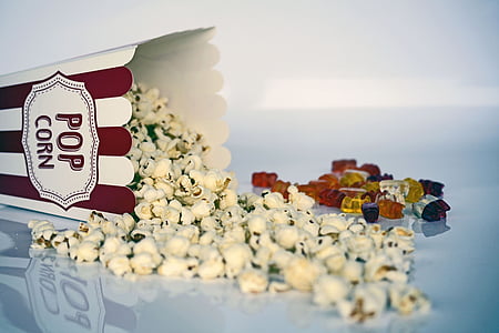 Popcorn on table thumbnail