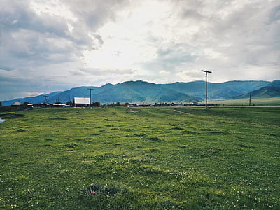 landscape, mountains, nature, sky thumbnail