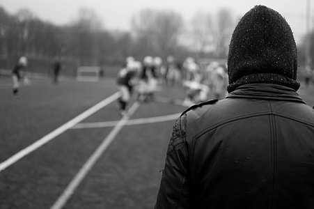 gray scale photo of person wearing black jacket thumbnail