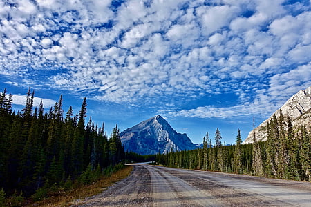 mountain ranges under cloudy sky thumbnail
