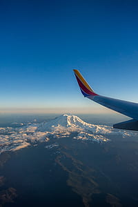 aerial photography of white mountain thumbnail