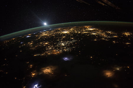 photography of earth via satellite thumbnail