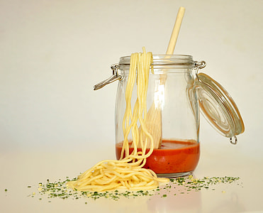 pasta and clear canister thumbnail