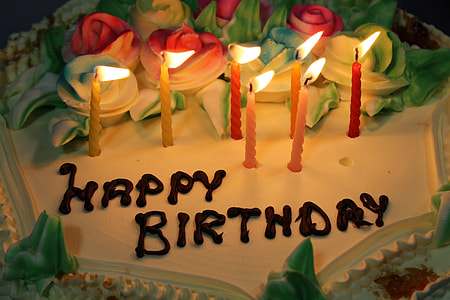 Happy Birthday Cake with Candles thumbnail