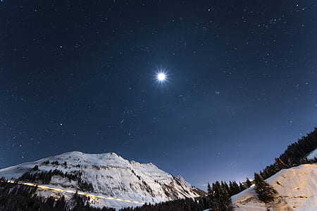 big bright star during nighttime thumbnail