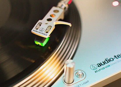 gray Audio-Technica turntable thumbnail