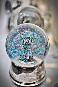 close up photo of Santa Claus snow globe thumbnail