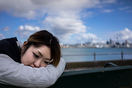 woman wearing white jacket thumbnail
