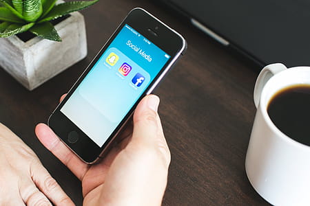 Social Media On Cell Phone Photo thumbnail