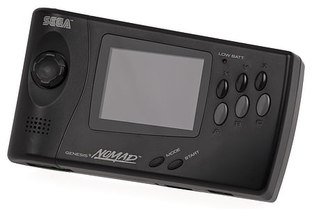 black Genesis Nomad handheld console thumbnail