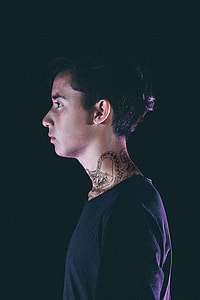 man in black shirt thumbnail
