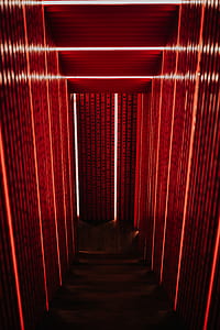 timelapse photography of red light thumbnail