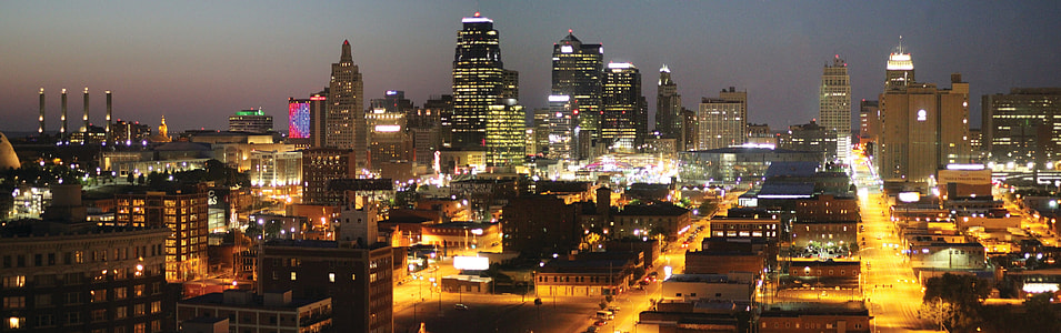 landscape photo of city buildings during night time thumbnail