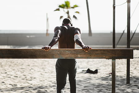wood, man, person, sand thumbnail