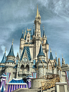 architectural photography of Disney Castle under clear sky during daytime thumbnail