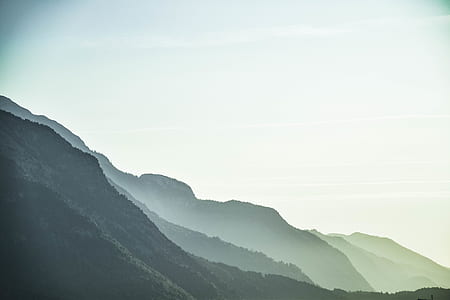 mountains with trees thumbnail