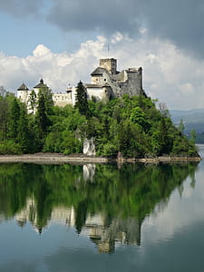 castle near ocean thumbnail