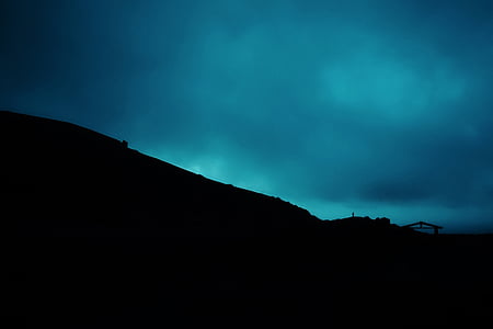 silhouette of hill thumbnail