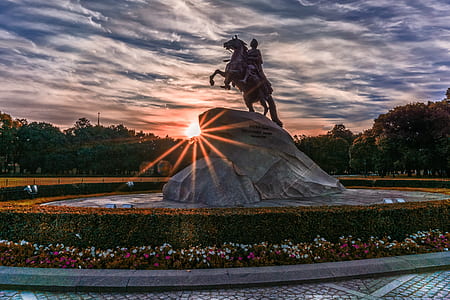 dawn, sunset, landmark, park thumbnail