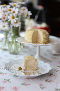 sliced of cake on saucer thumbnail