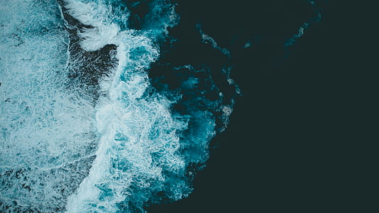 aerial view of ocean thumbnail