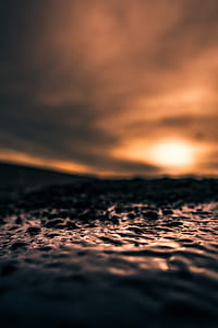 sea, water, golden hour, bokeh thumbnail