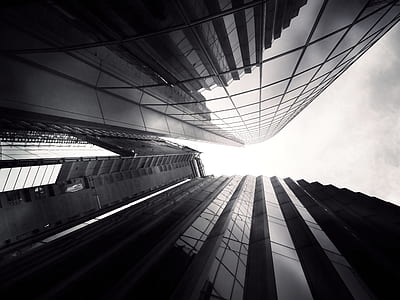 black-and-white, city, buildings, architecture thumbnail