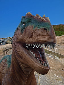 brown dinosaur 3D model thumbnail