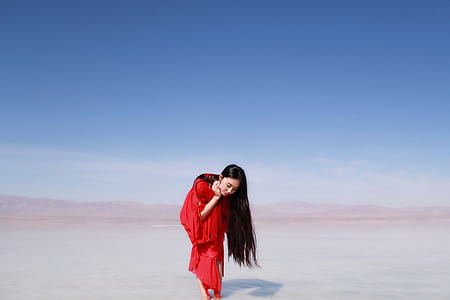 Woman on Salt Lake thumbnail