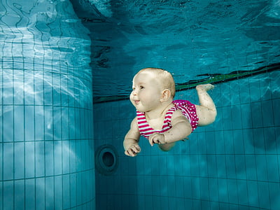 baby, swimming, underwater, family thumbnail