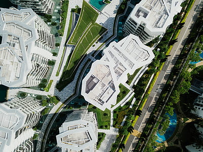aerial view of buildings in city thumbnail