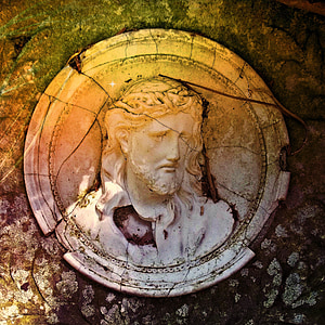 photography of Jesus Christ ceramic commemorative plate thumbnail