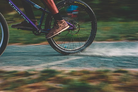 Photo of Purple Mountain Bike Drifting thumbnail