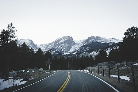 gray roadway and mountain thumbnail