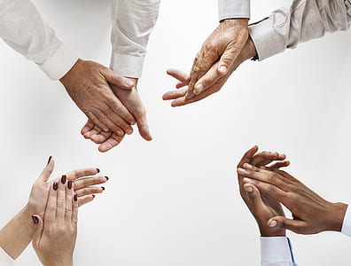 four person clapping thumbnail