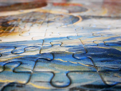 closeup photo of puzzle thumbnail