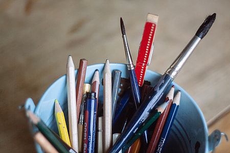 Stationery in a bucket thumbnail