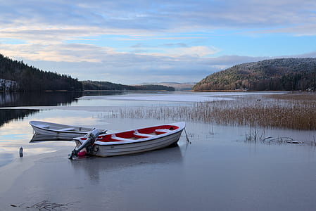 white wooden jon boat thumbnail