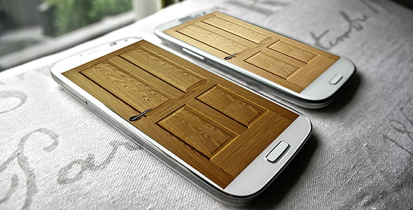 two white frost Samsung Galaxy S4 and S3 thumbnail